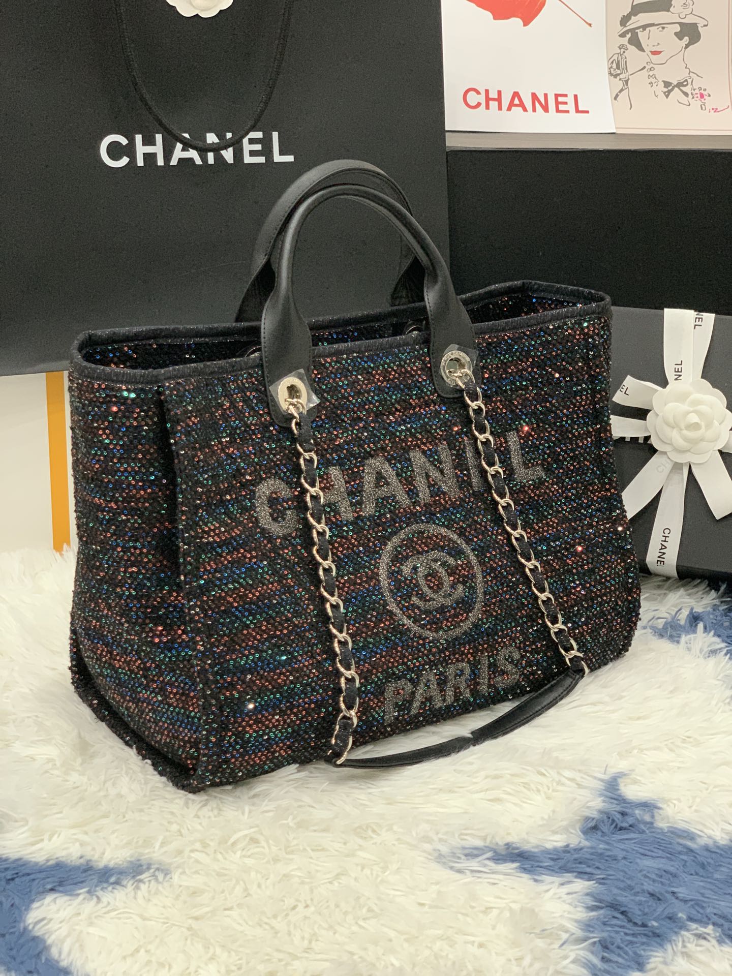 LuxluxHouse Great quality Chanel Bag Top Quality 38*32*18cm Free shipping