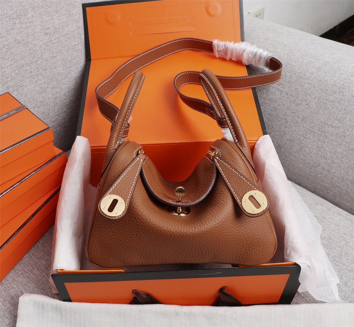 LuxluxHouse Great quality Hermes Top Bag 20cm Free shipping