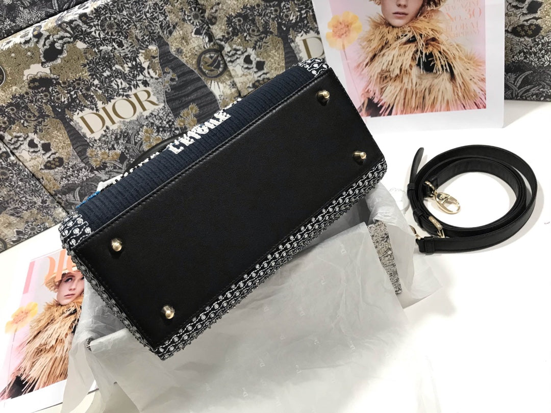 Free shipping LuxluxHouse Dior Top Bag 24*20*11cm