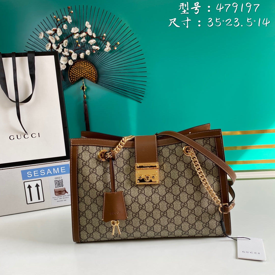 LuxluxHouse Great quality Gucci Bag Top Quality 35*23.5*14cm Free shipping