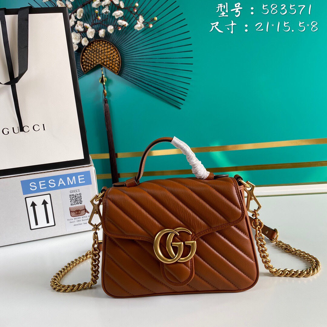 LuxluxHouse Great quality Gucci Bag Top Quality 21*15.5*8cm Free shipping