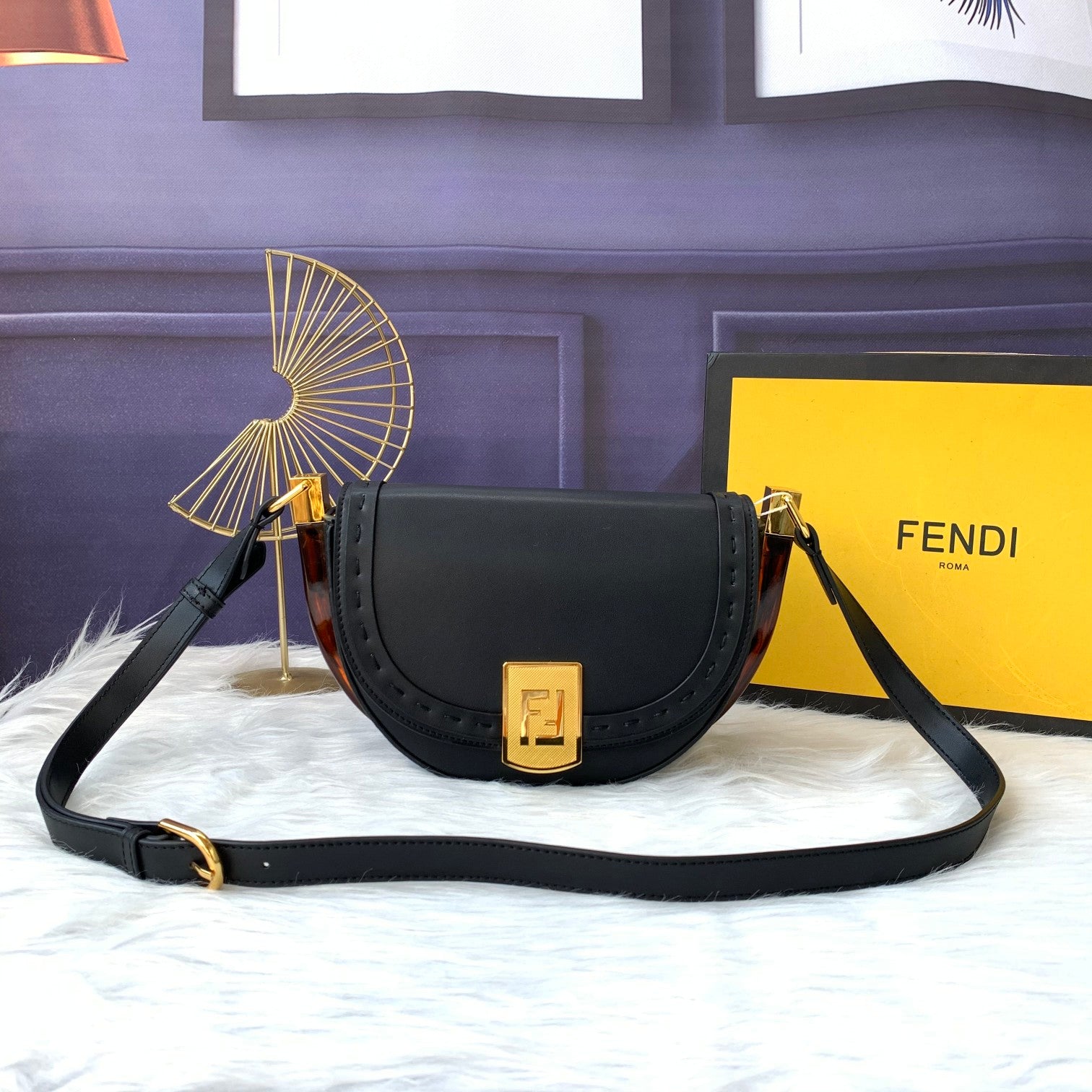 LuxluxHouse Great quality Fendi Top Bag 21*14*9cm Free shipping