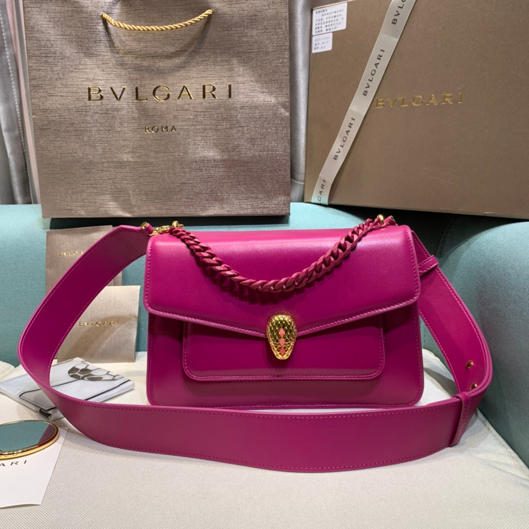 LuxluxHouse Great quality Bvlgari Top Bag 25×14.5×9cm Free shipping