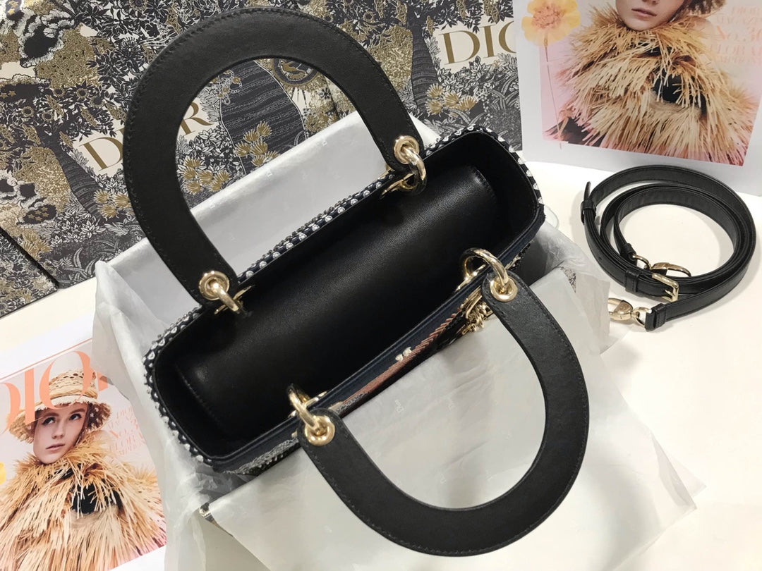 Free shipping LuxluxHouse Dior Top Bag 24*20*11cm