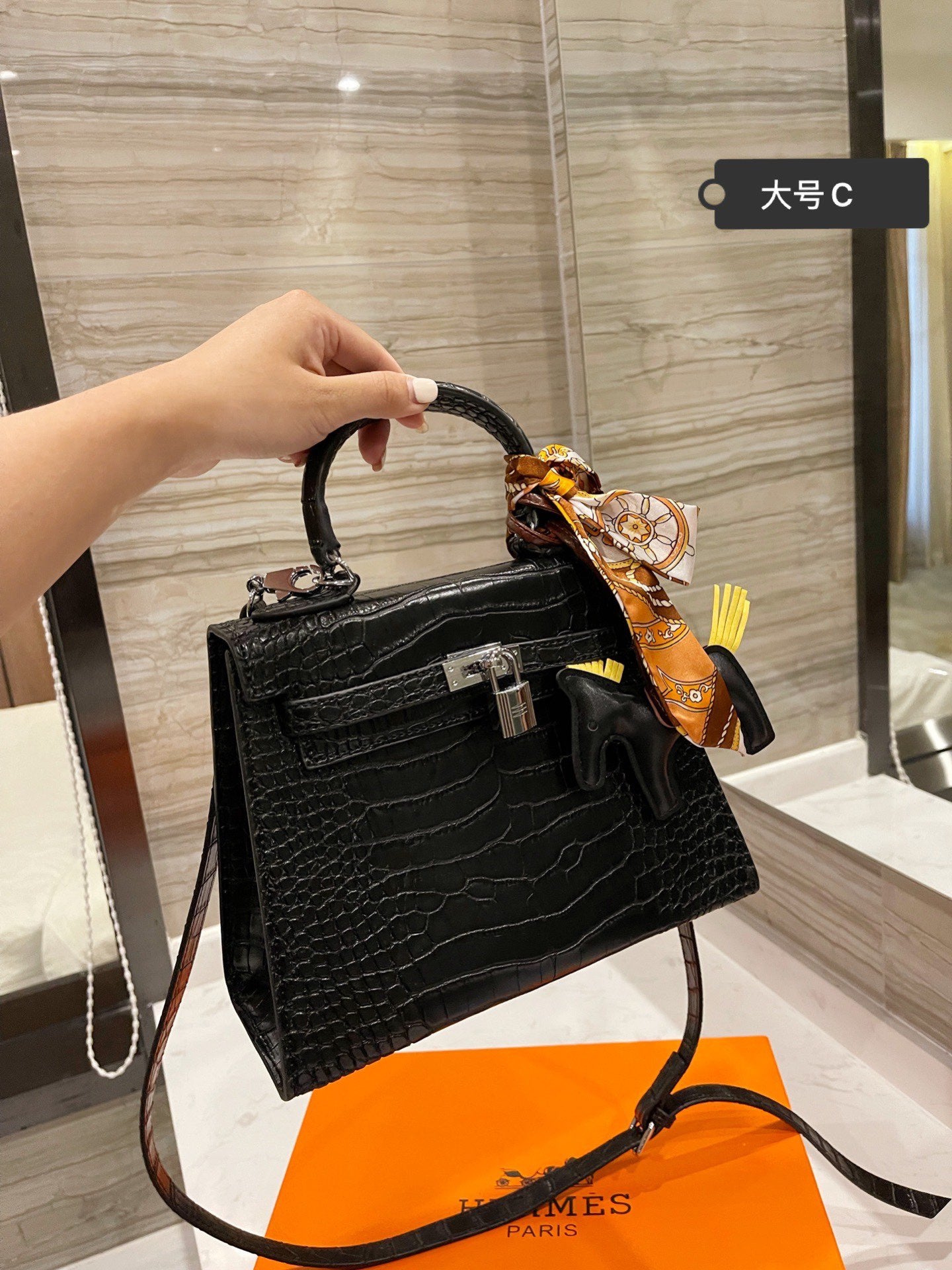 LuxluxHouse Great quality Hermes Top Bag 25CM Free shipping