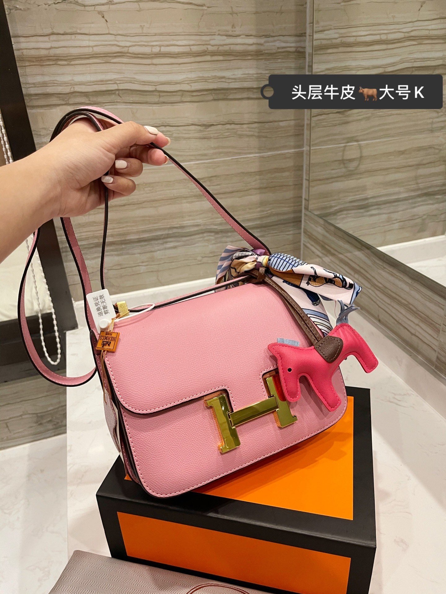 LuxluxHouse Great quality Hermes Top Bag 24*18CM Free shipping