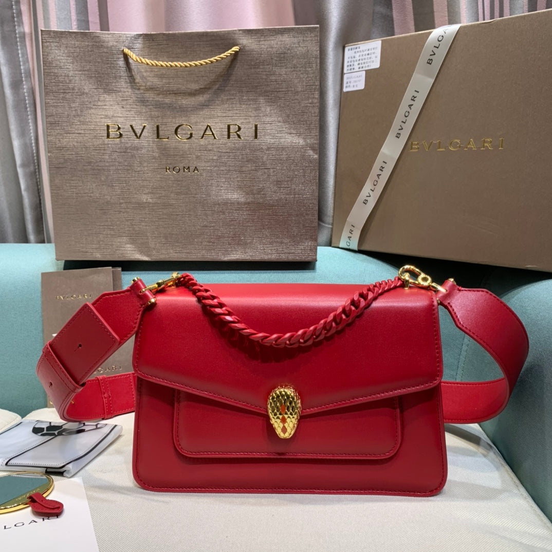 LuxluxHouse Great quality Bvlgari Top Bag 25×14.5×9cm Free shipping