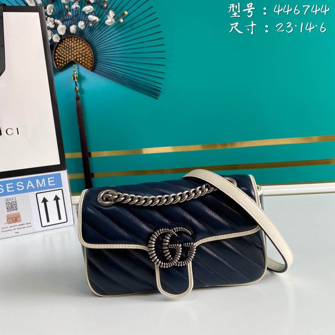 LuxluxHouse Great quality Gucci Bag Top Quality 23*14*6cm Free shipping