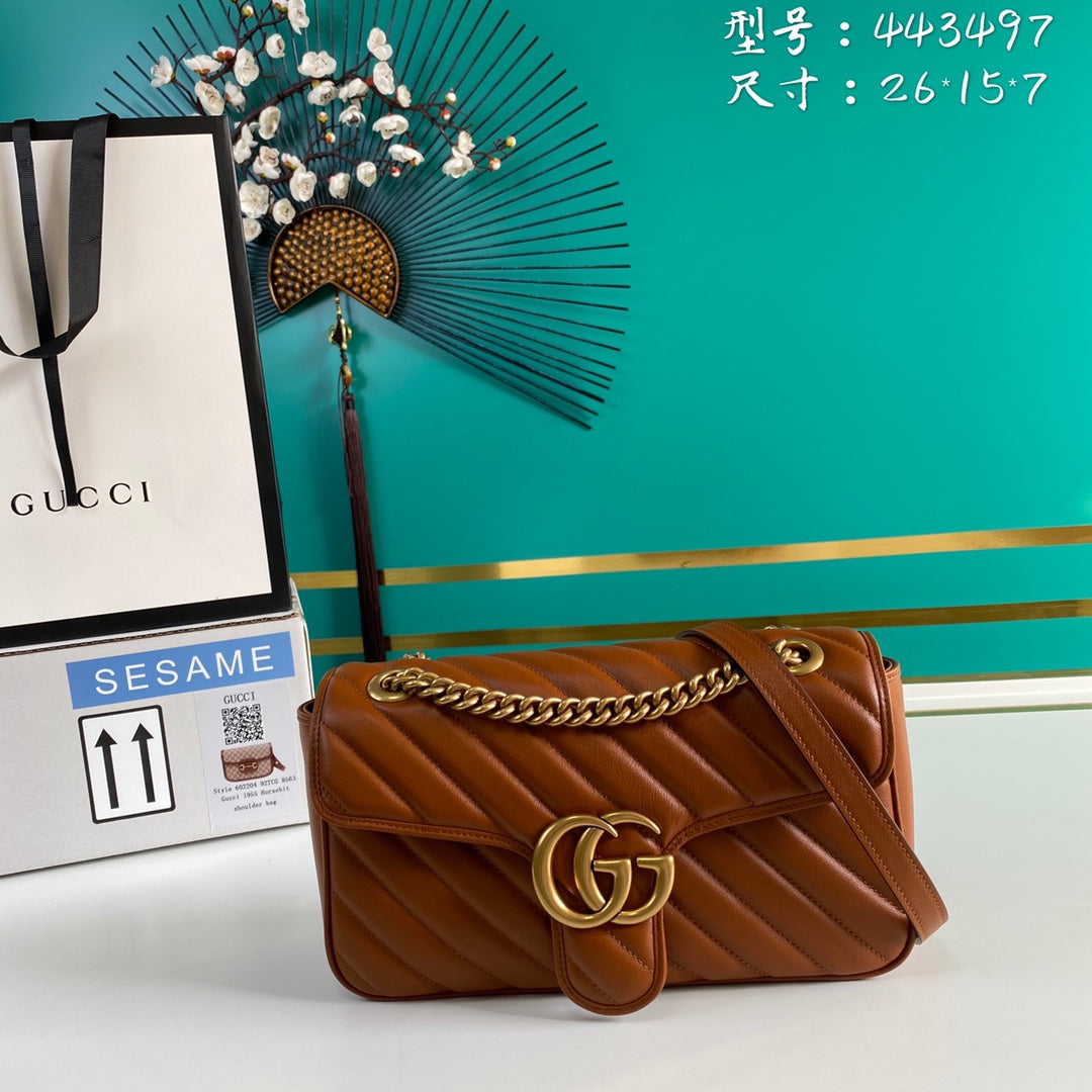 LuxluxHouse Great quality Gucci Bag Top Quality 26*15*7cm Free shipping