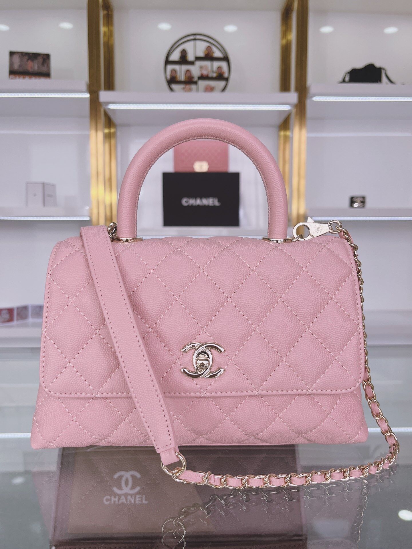 LuxluxHouse Great quality Chanel Top Bag 14*24*10CM Free shipping