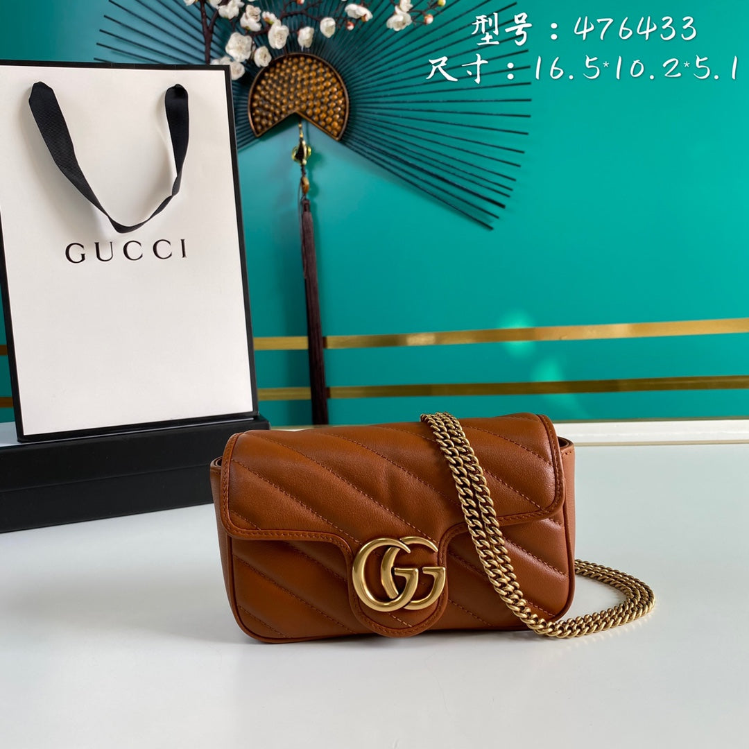 LuxluxHouse Great quality Gucci Bag Top Quality 16.5*10.2*5.1cm Free shipping