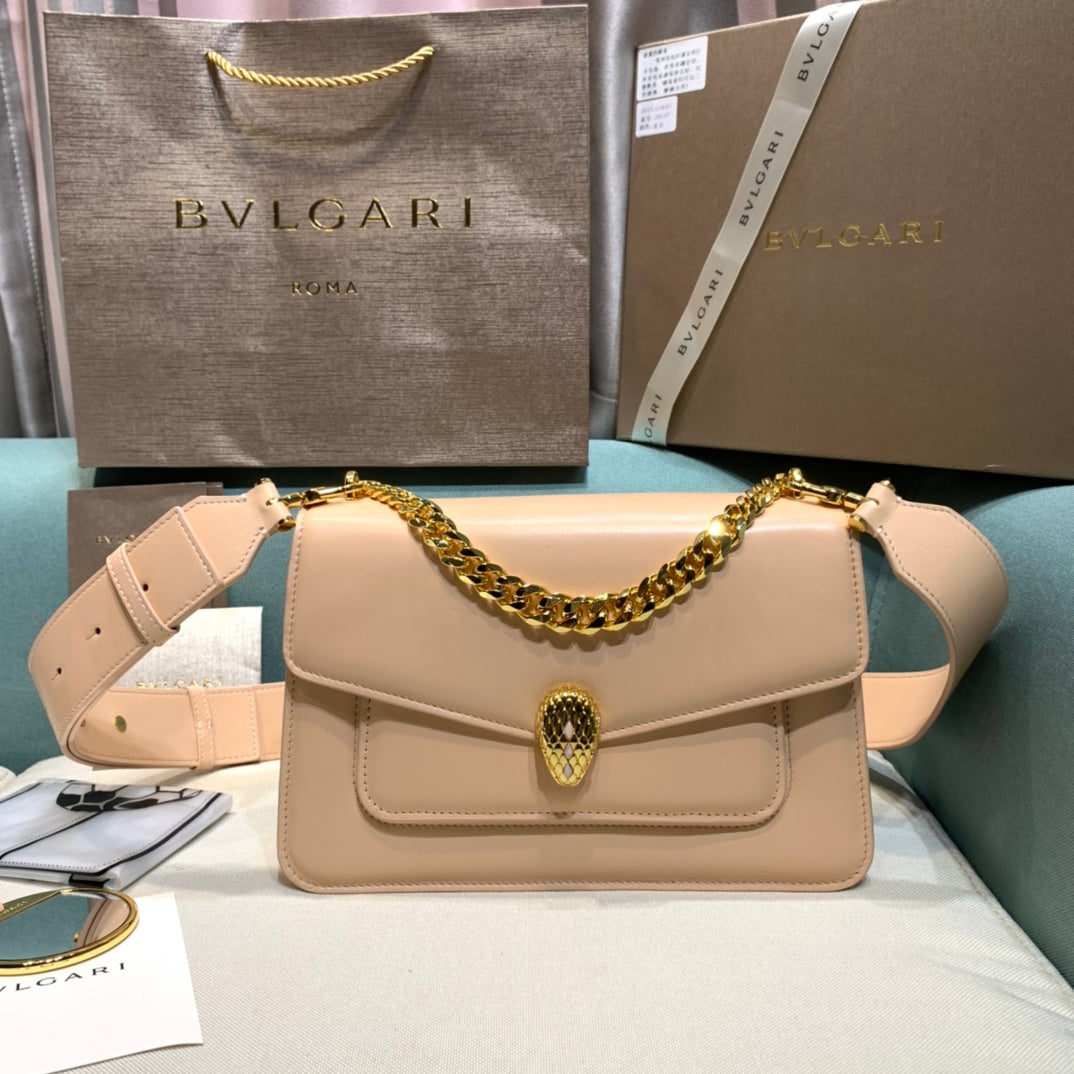 LuxluxHouse Great quality Bvlgari Top Bag 25×14.5×9cm Free shipping