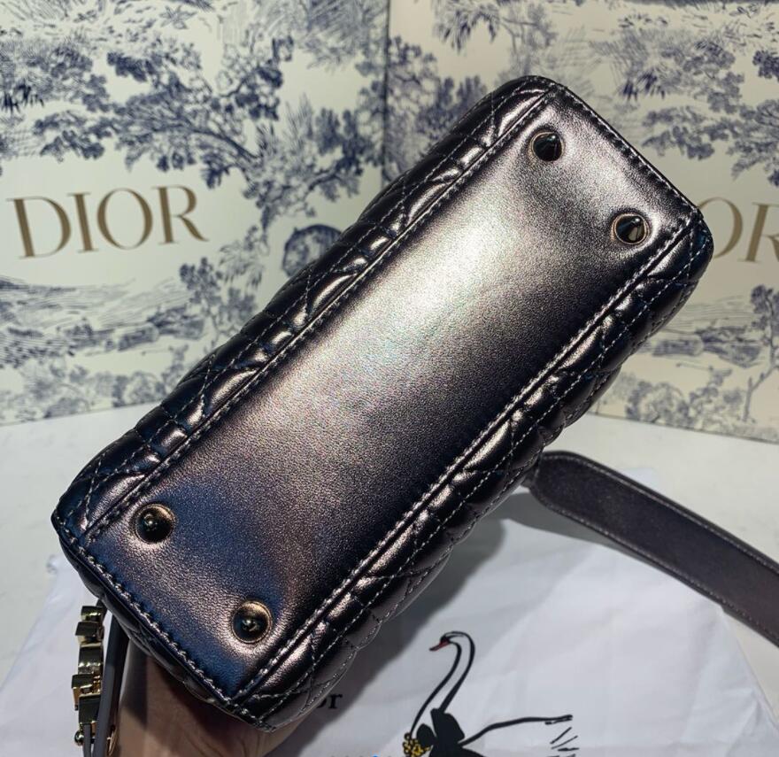 Free shipping LuxluxHouse Dior Top Bag 20.5*8.5*17cm