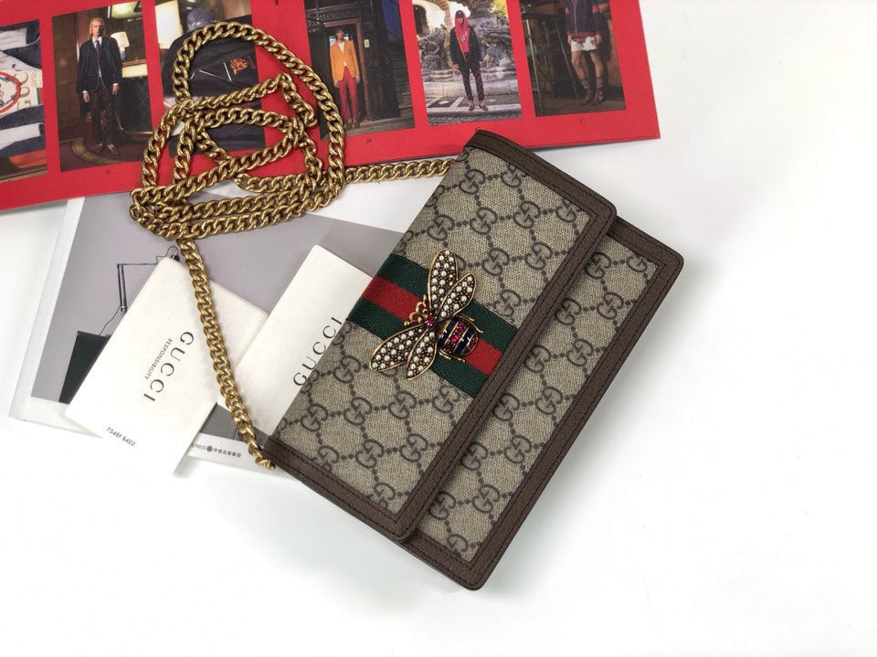 LuxluxHouse Great quality Gucci Bag Top Quality 20*12.5*4CM Free shipping