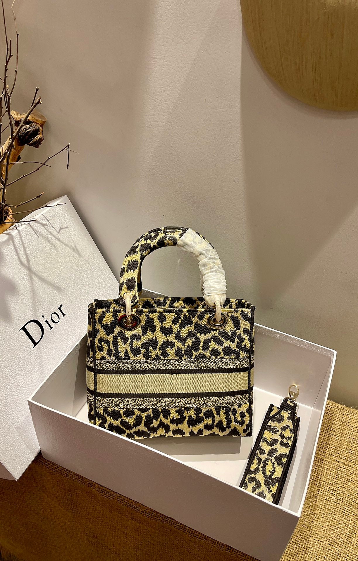 Free shipping LuxluxHouse Dior Top Bag 24*20*11cm