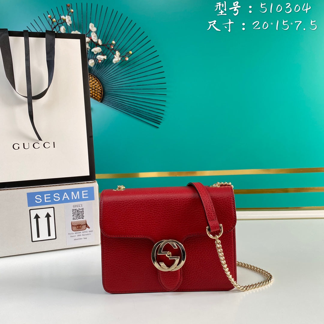 LuxluxHouse Great quality Gucci Bag Top Quality 20*15*7.5cm Free shipping