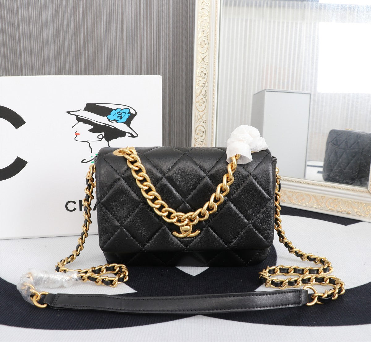 LuxluxHouse Great quality Chanel Bag Top Quality 19*14*4cm Free shipping