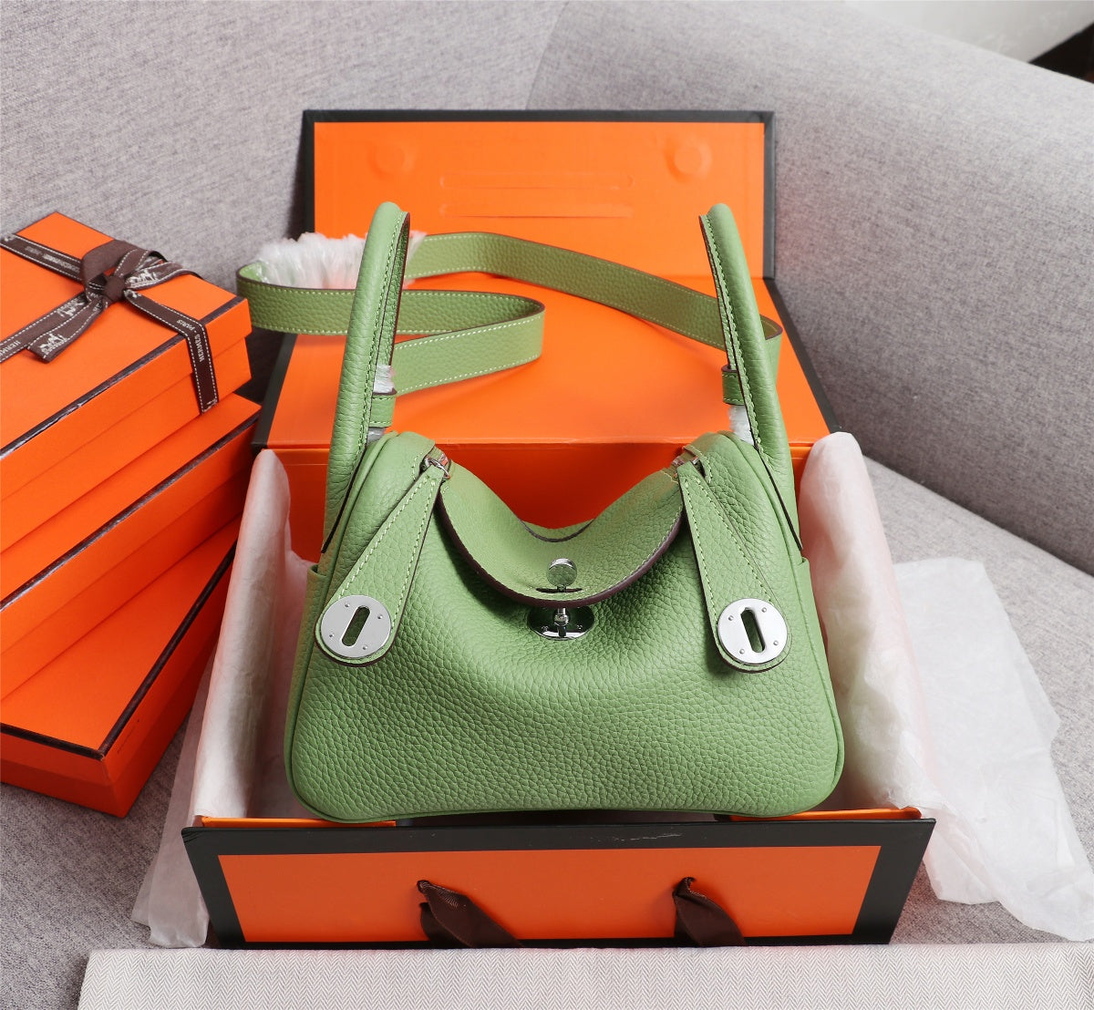 LuxluxHouse Great quality Hermes Top Bag 20cm Free shipping