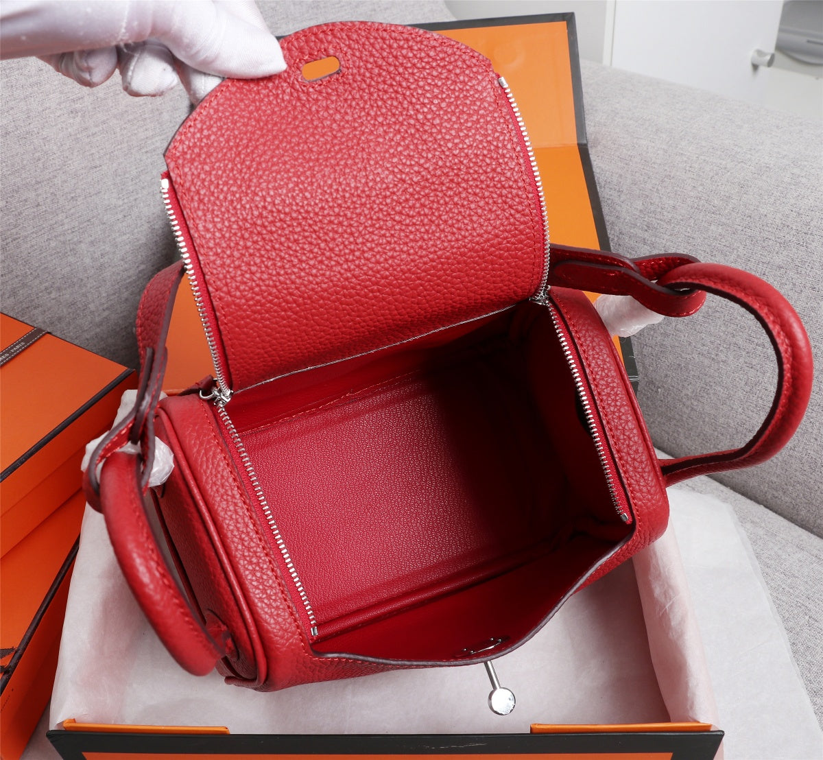 LuxluxHouse Great quality Hermes Top Bag 20cm Free shipping