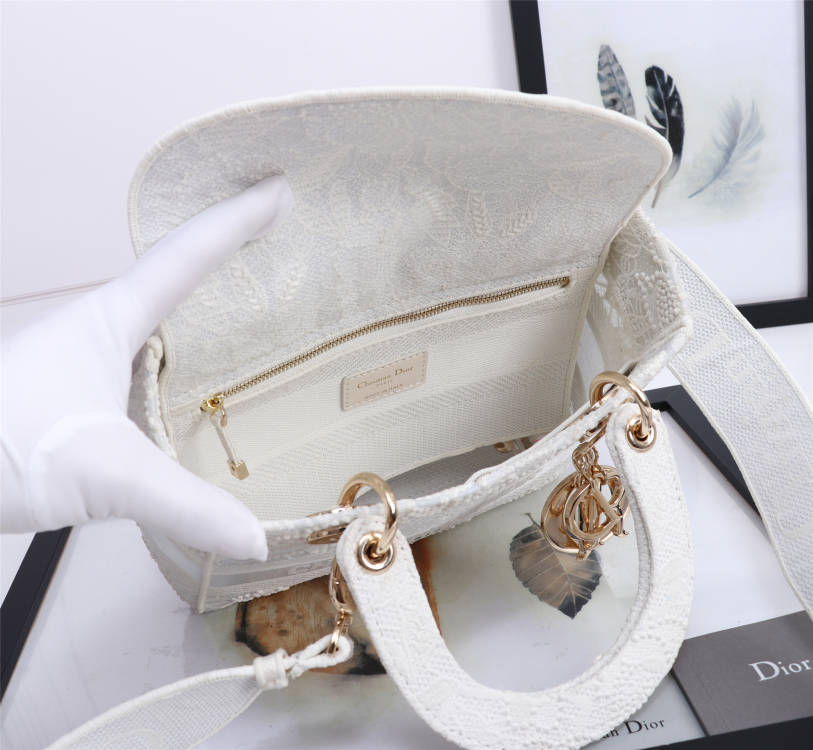 Free shipping LuxluxHouse Dior Top Bag 24CM