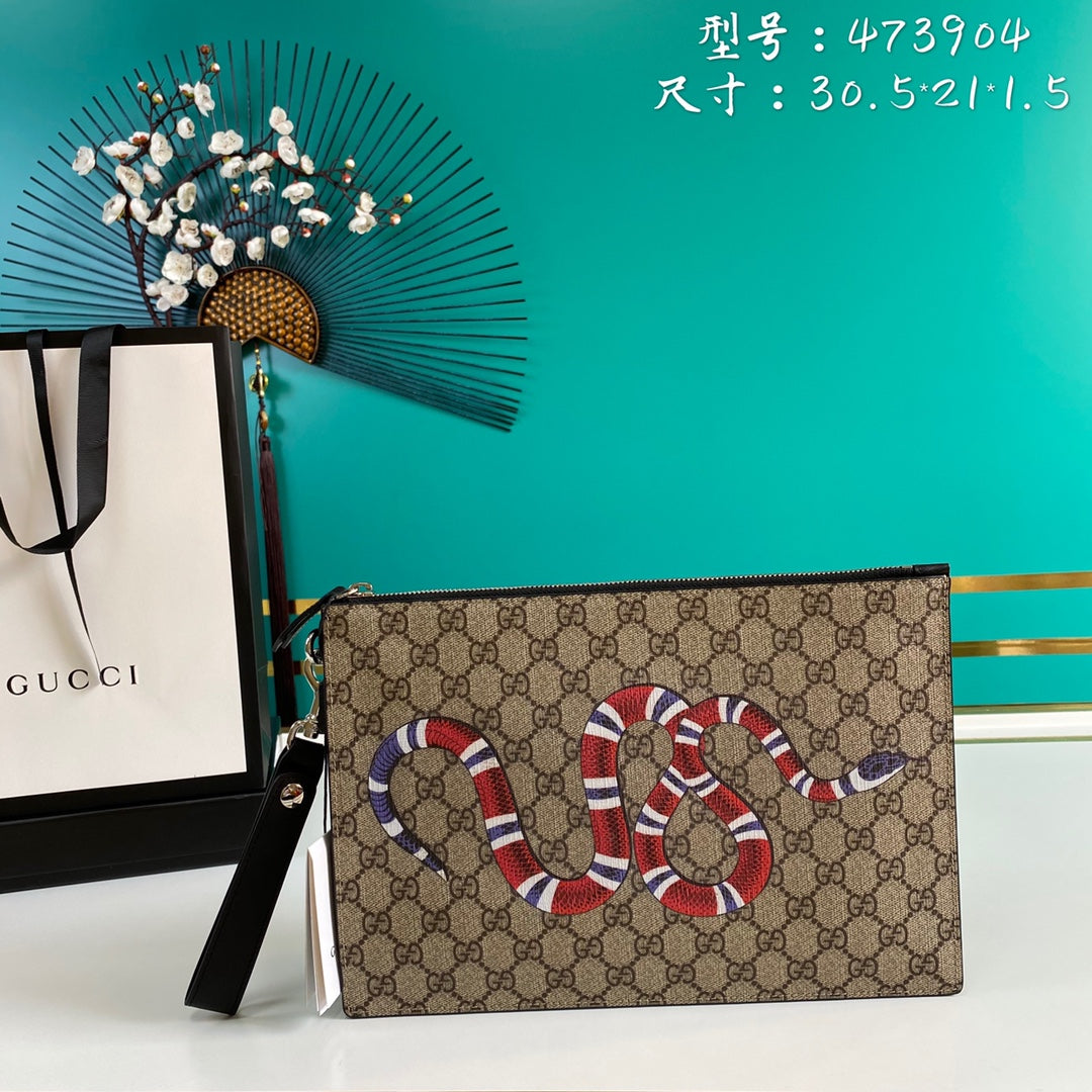 LuxluxHouse Great quality Gucci Bag Top Quality 30.5*21*1.5CM Free shipping