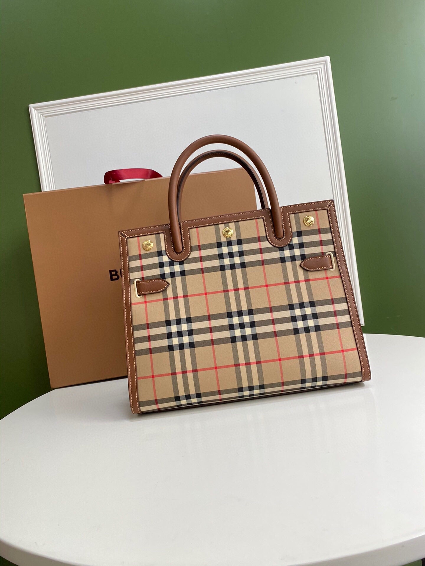 LuxluxHouse Great quality Burberry Top Bag 32*15*25cm Free shipping