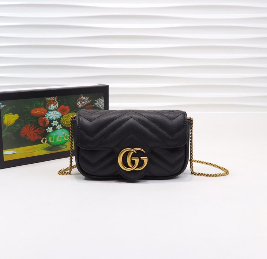 LuxluxHouse Great quality Gucci Top Bag 16.5*10.2*5.1cm Free shipping