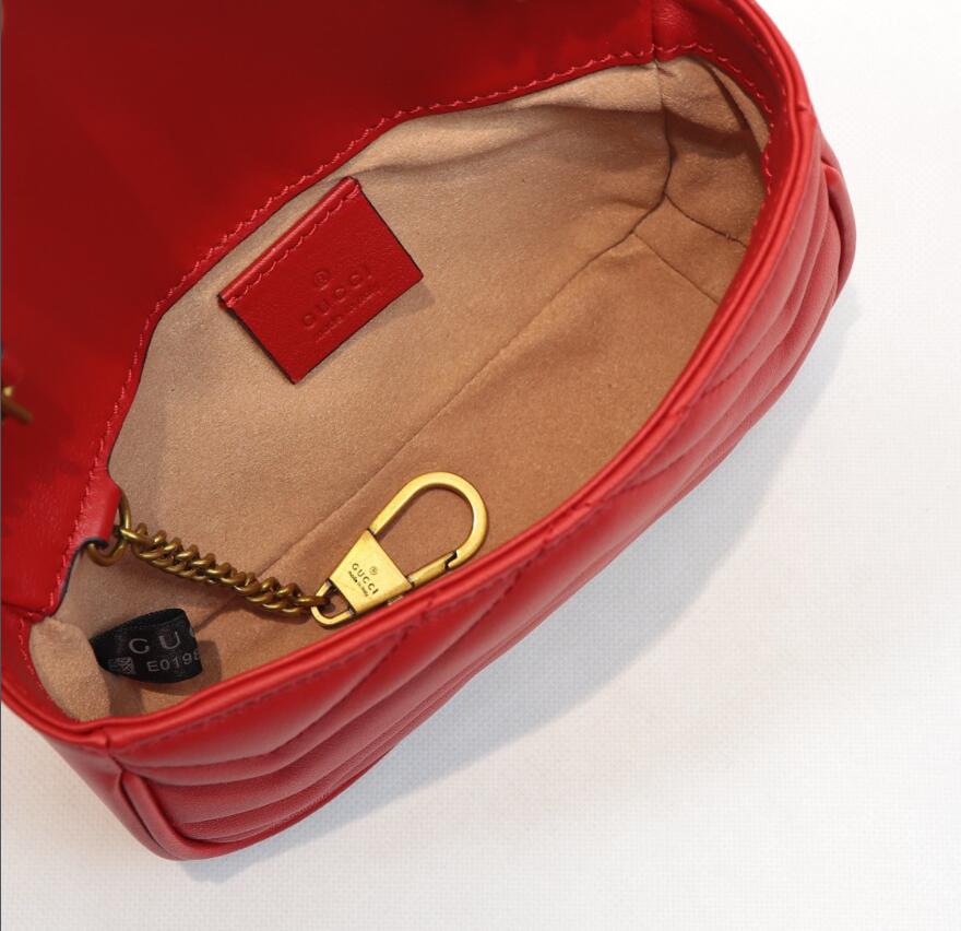 LuxluxHouse Great quality Gucci Top Bag 16.5*10.2*5.1cm Free shipping