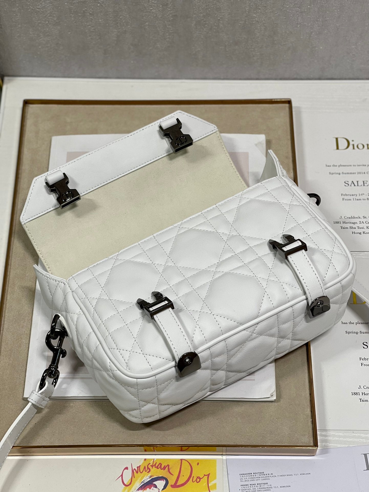 Free shipping LuxluxHouse Dior Bag Top Quality 24*9.5*19CM