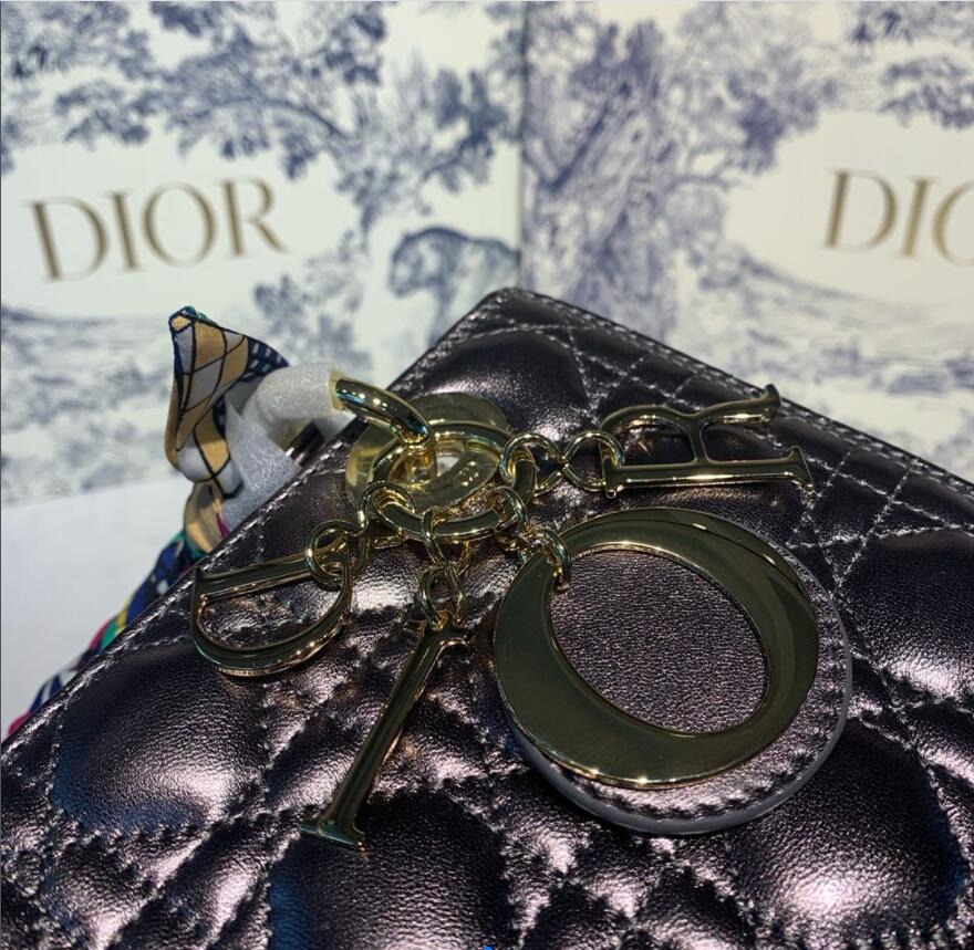 Free shipping LuxluxHouse Dior Top Bag 24*12*20cm