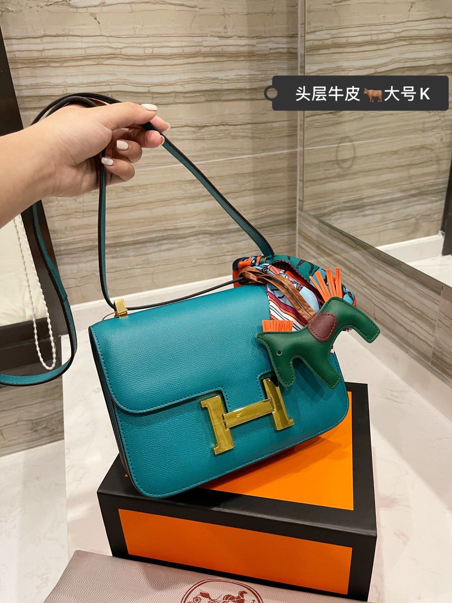 LuxluxHouse Great quality Hermes Top Bag 24*18CM Free shipping