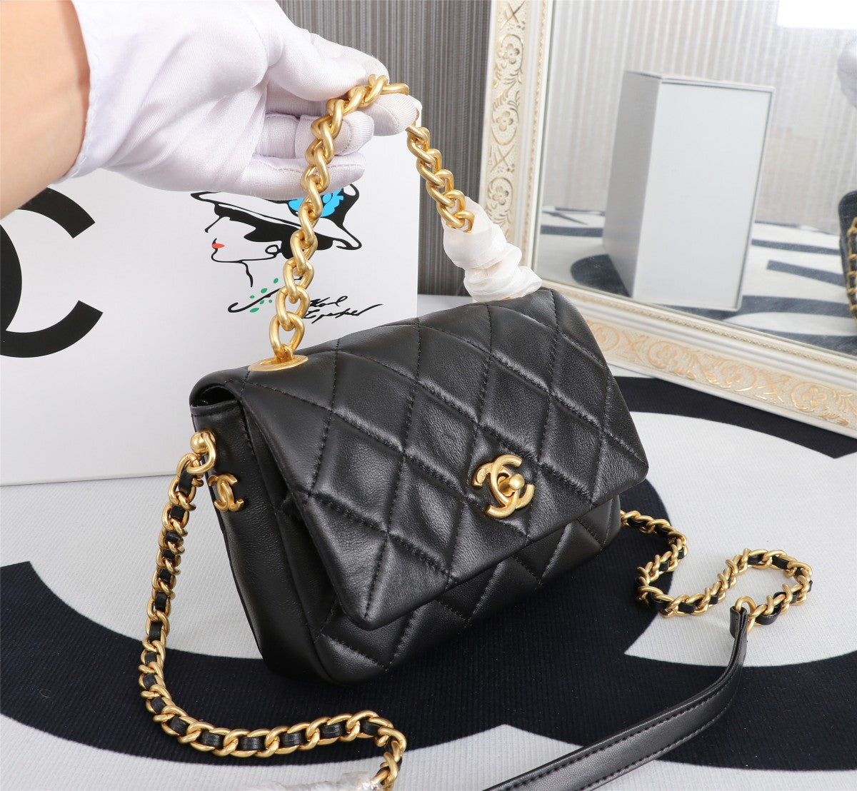 LuxluxHouse Great quality Chanel Bag Top Quality 19*14*4cm Free shipping