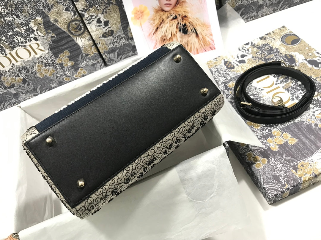 Free shipping LuxluxHouse Dior Top Bag 24*20*11cm