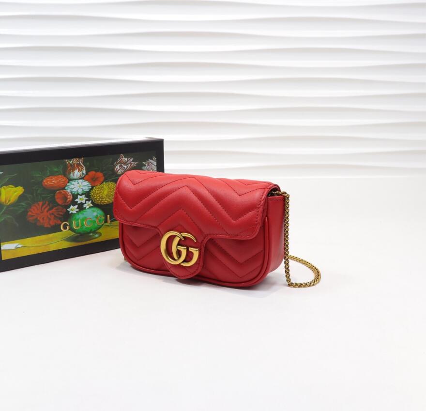 LuxluxHouse Great quality Gucci Top Bag 16.5*10.2*5.1cm Free shipping