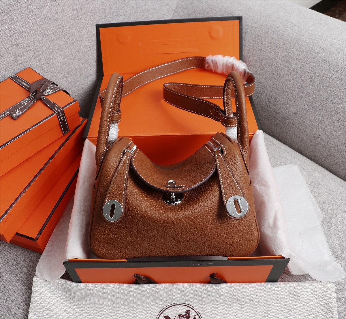 LuxluxHouse Great quality Hermes Top Bag 20cm Free shipping