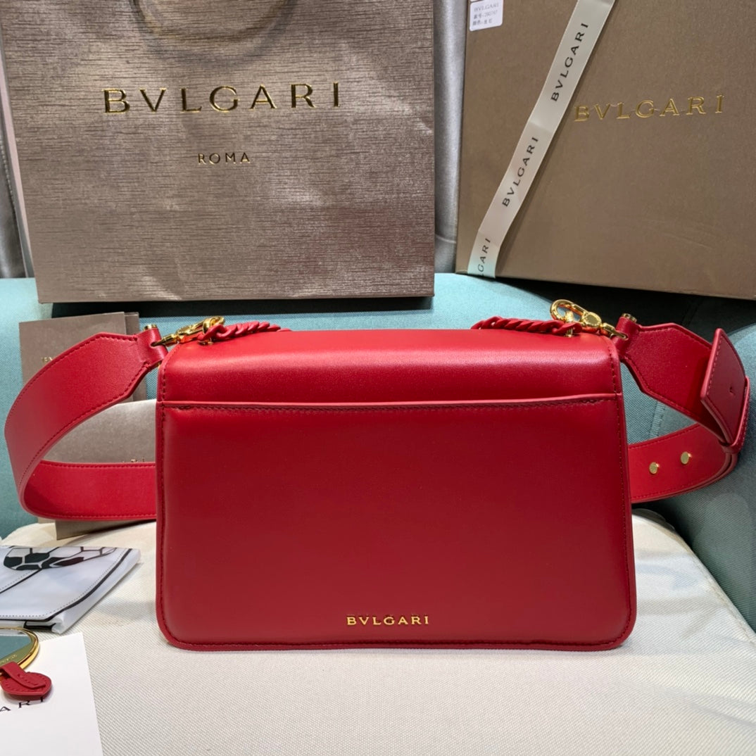 LuxluxHouse Great quality Bvlgari Top Bag 25×14.5×9cm Free shipping