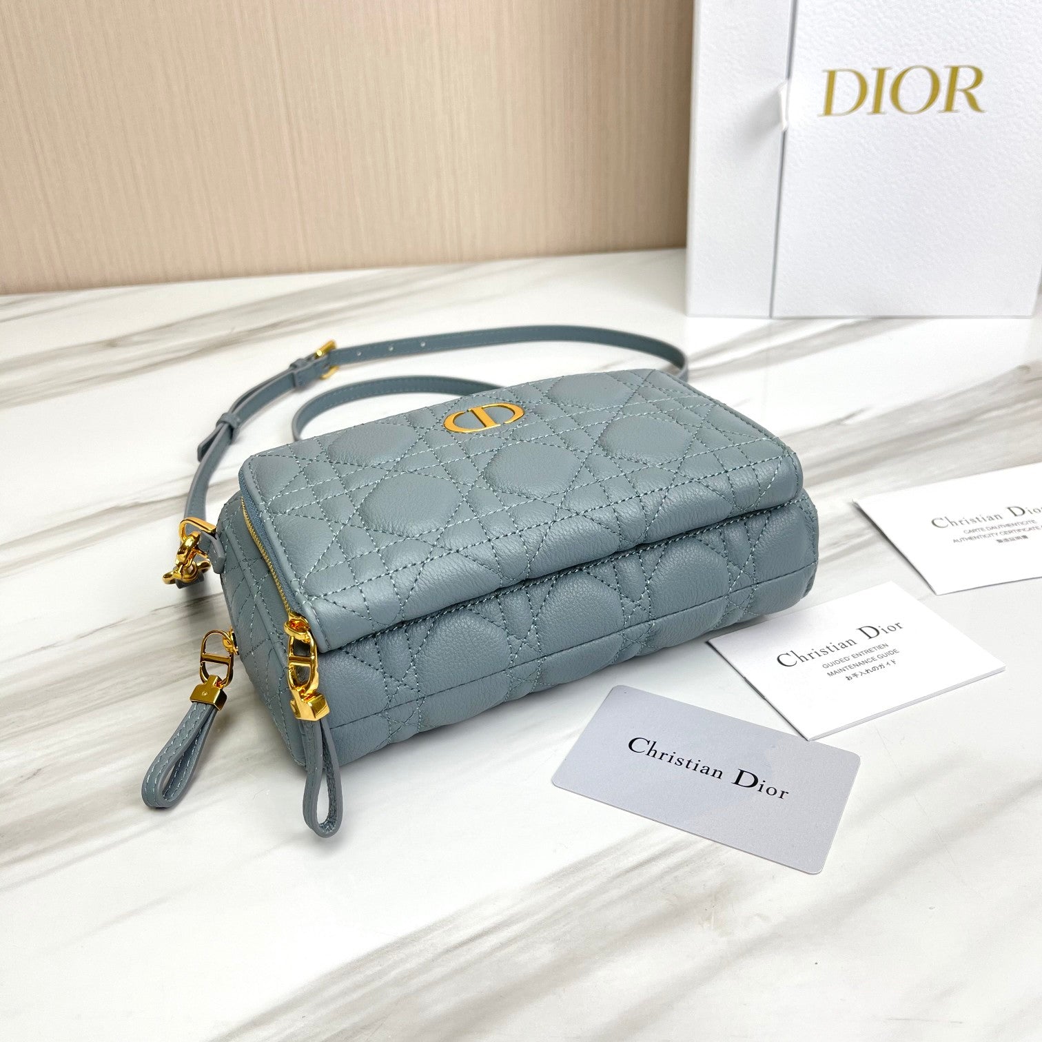 Free shipping LuxluxHouse Dior Top Bag 19*10.5*5cm