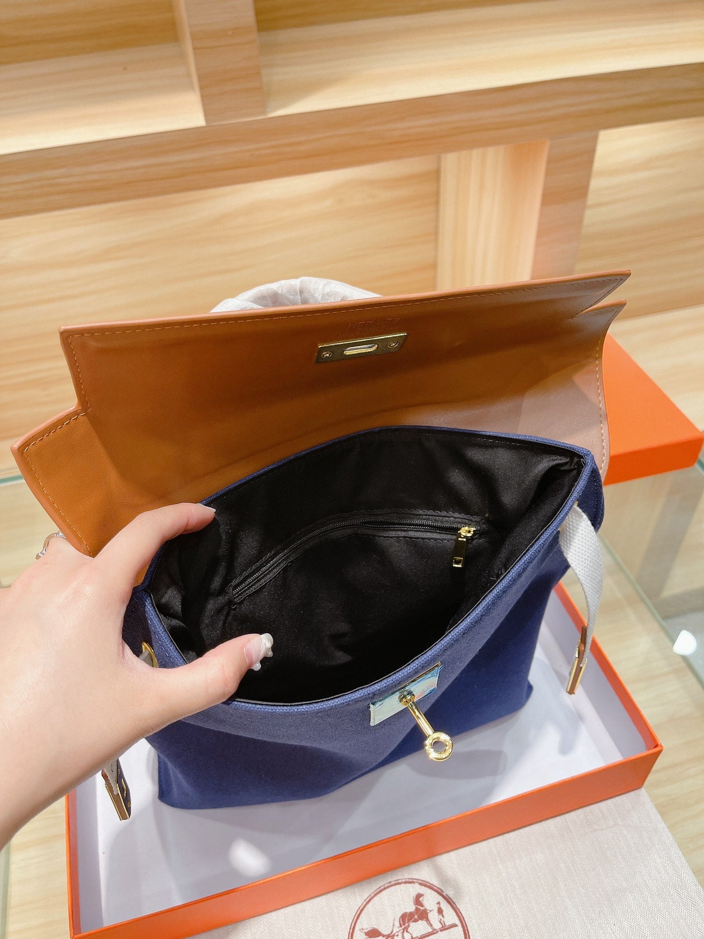 LuxluxHouse Great quality Hermes Top Bag Free shipping