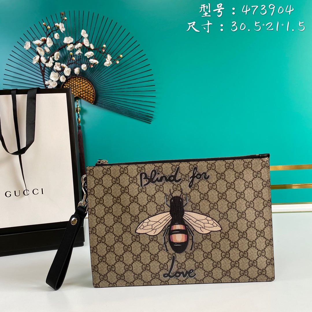 LuxluxHouse Great quality Gucci Bag Top Quality 30.5*21*1.5CM Free shipping