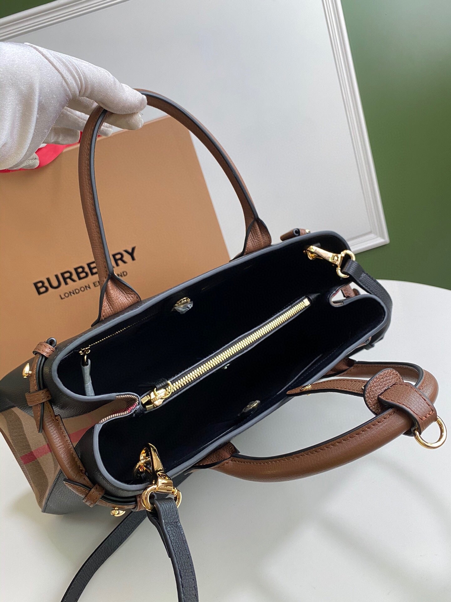 LuxluxHouse Great quality Burberry Bag Top Quality 34 x 16 x 25cm Free shipping