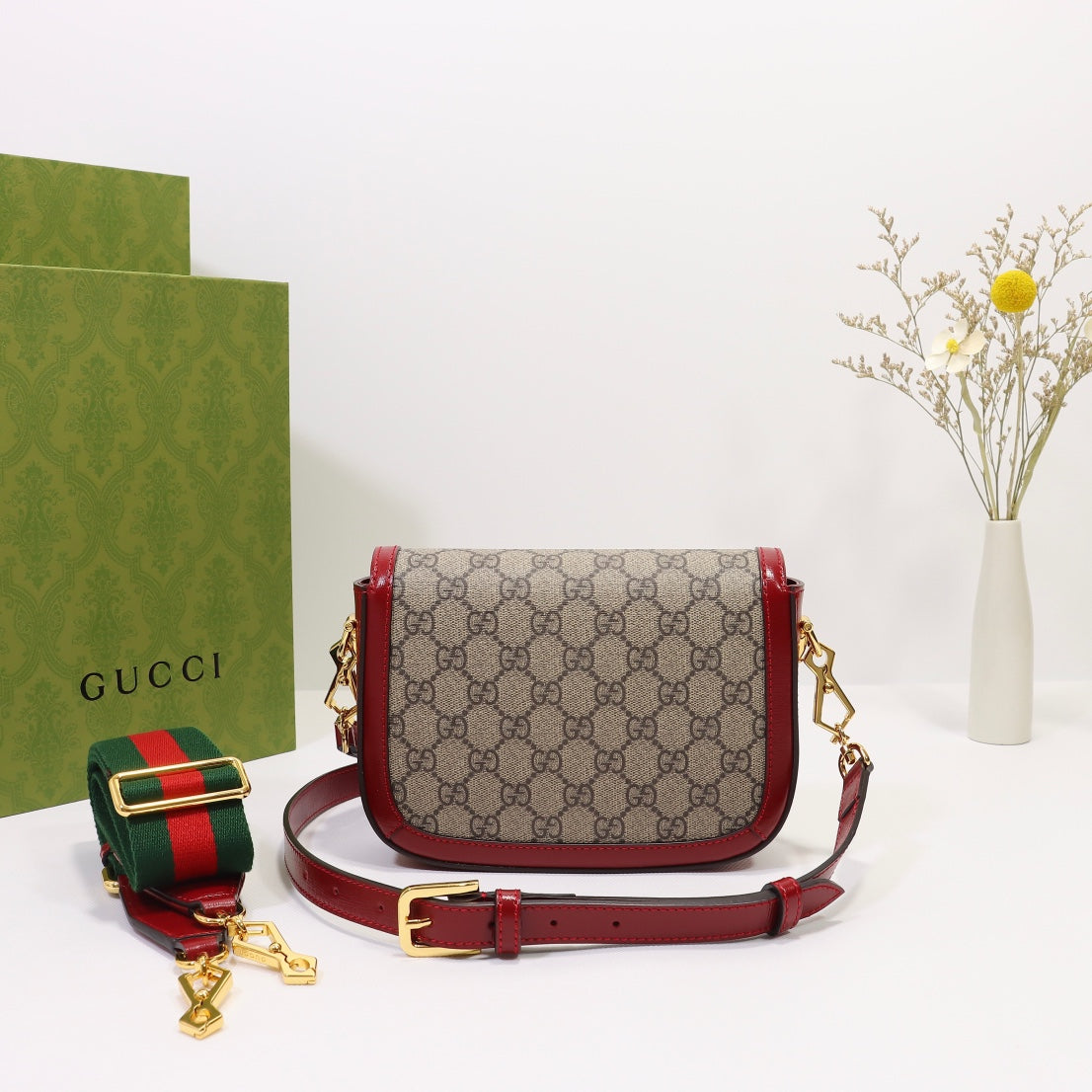 LuxluxHouse Great quality Gucci Top Bag 20.5*14.5*5cm Free shipping