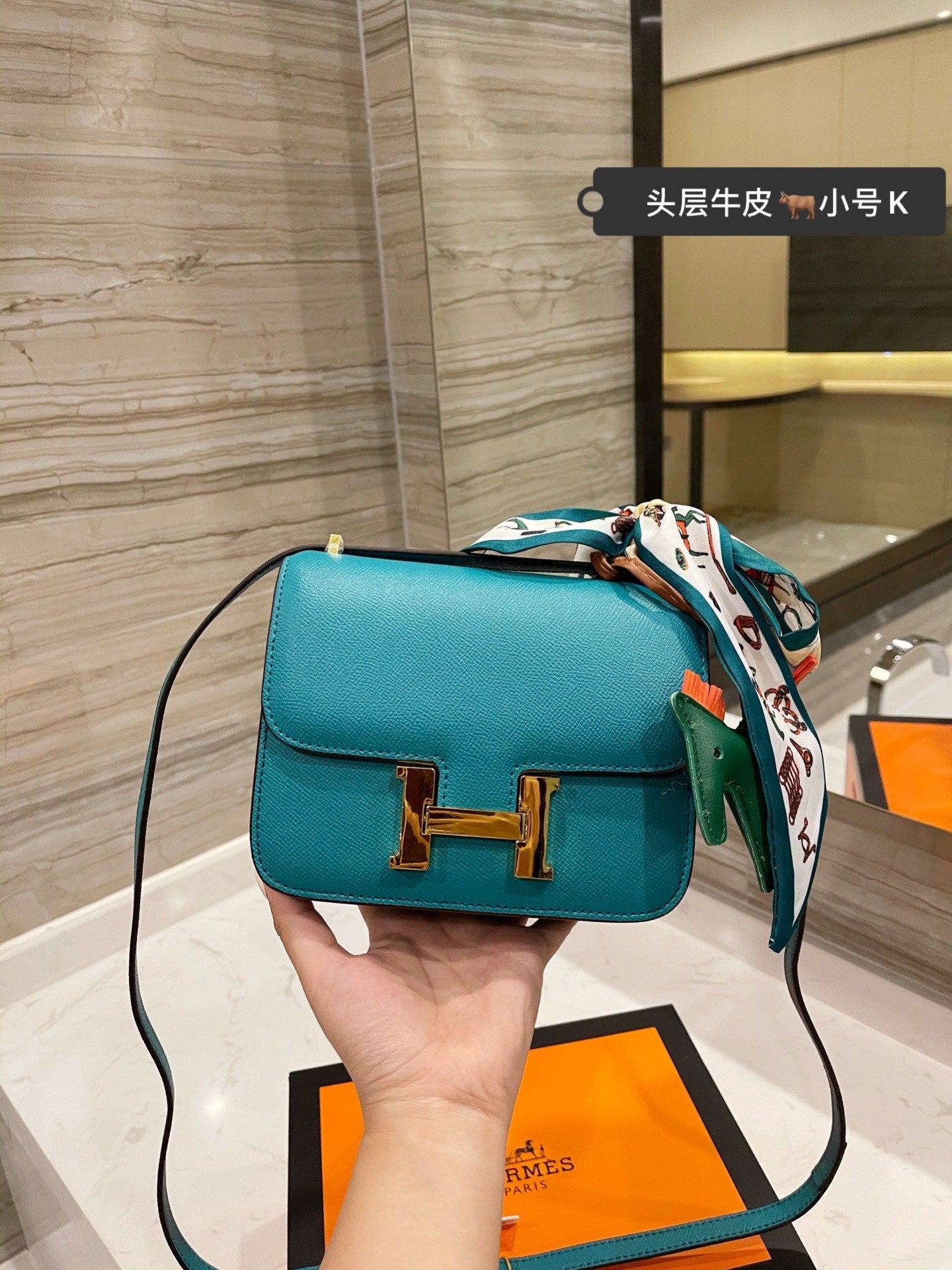 LuxluxHouse Great quality Hermes Top Bag 18*13CM Free shipping