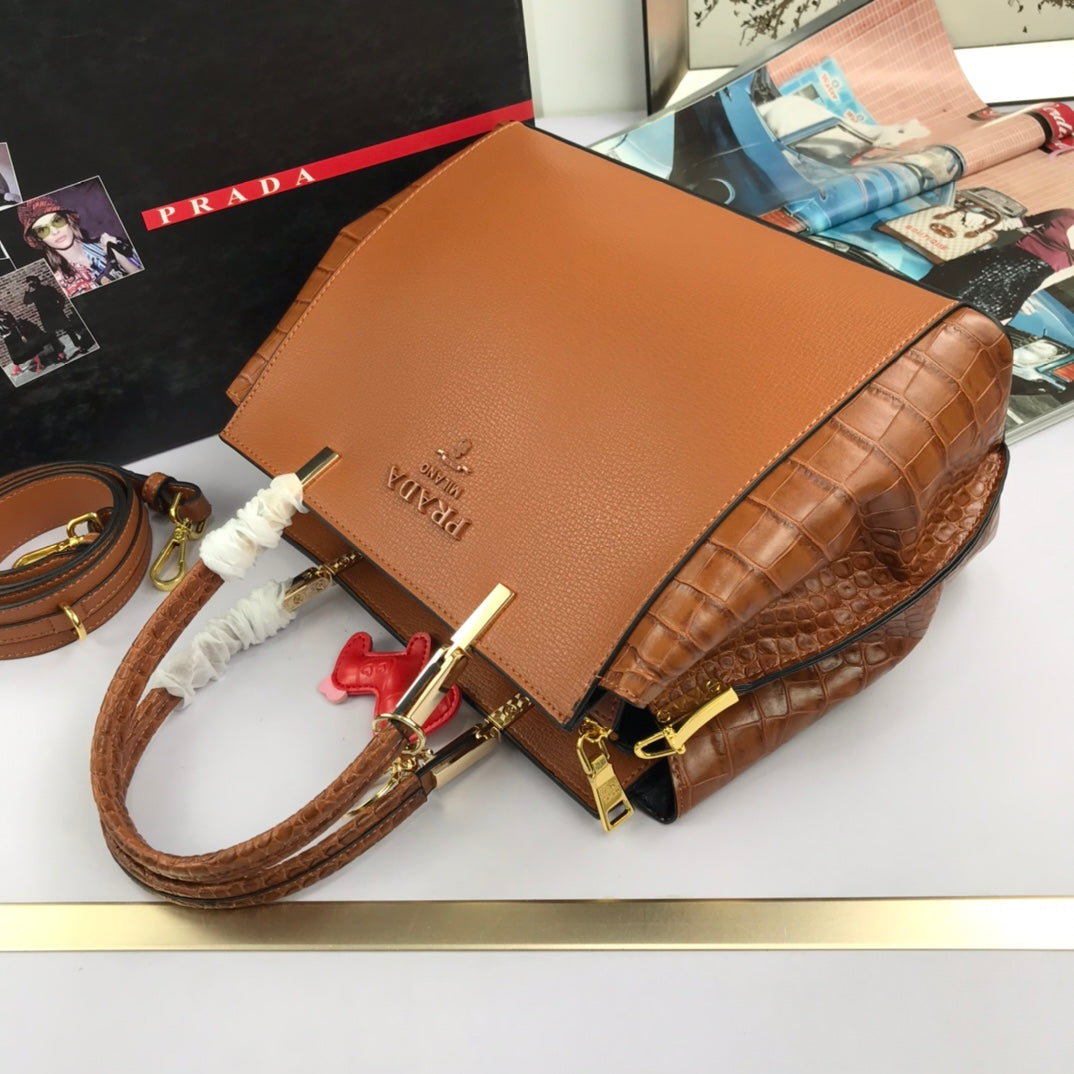 LuxluxHouse Great quality Prada Top Bag 30*23*13cm Free shipping