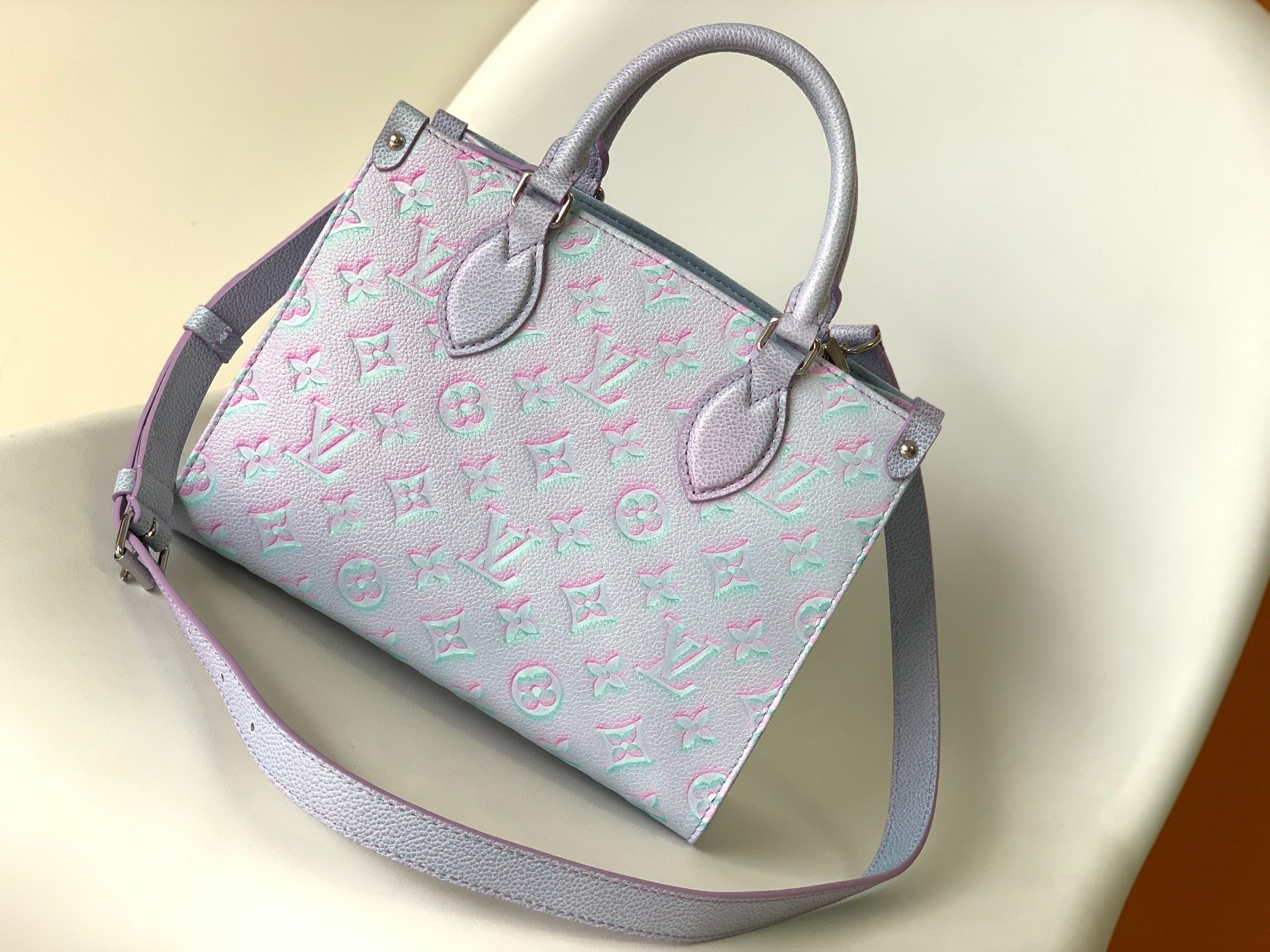 LuxluxHouse Great quality Lady Louis Vuitton M46067 onthego tote handbag Top Quality 25*19*11.5cm Free shipping