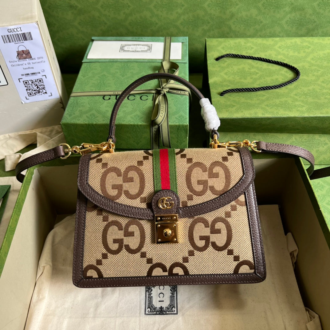 LuxluxHouse Great quality Gucci Top Bag 25*17.5*7CM Free shipping