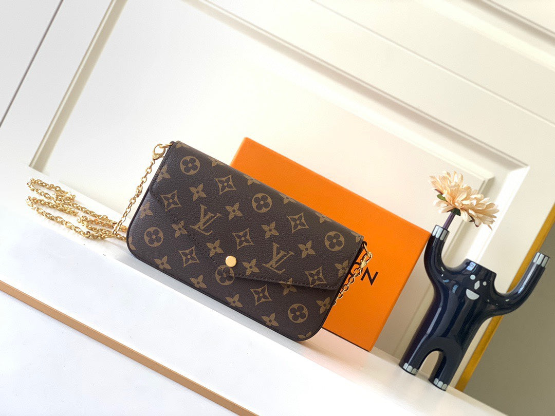 LuxluxHouse Great quality Louis Vuitton Bag Top Quality 21*12*3cm Free shipping