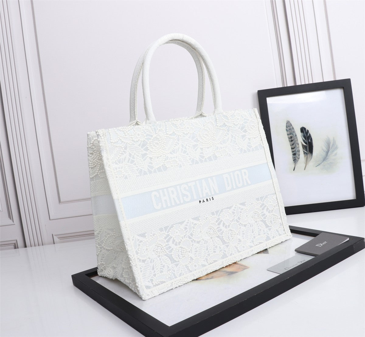 Free shipping LuxluxHouse Dior Top Bag 36*18*28CM