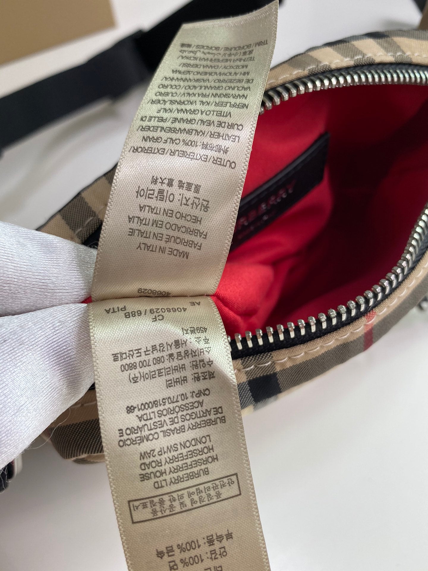 LuxluxHouse Great quality Burberry Bag Top Quality 18.5*3.7*12.5cm Free shipping