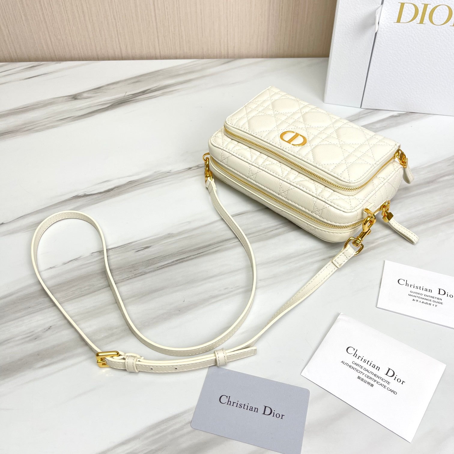 Free shipping LuxluxHouse Dior Top Bag 19*10.5*5cm