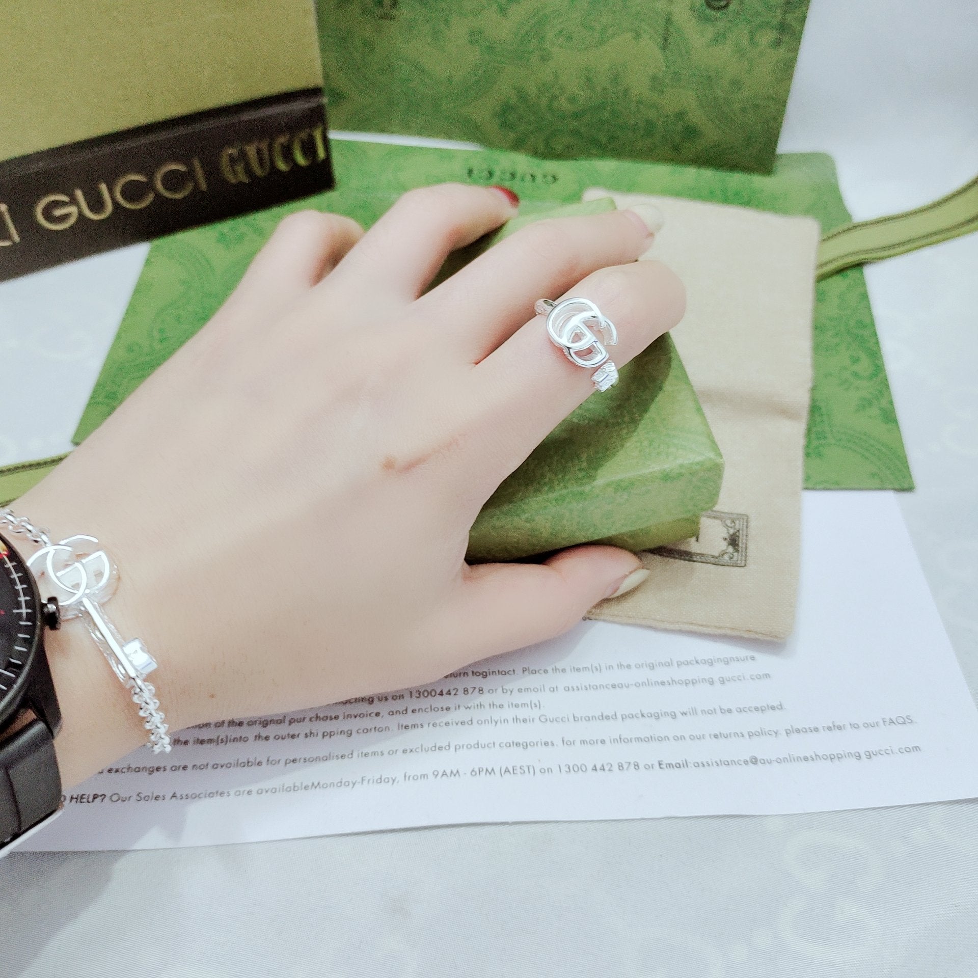 LuxluxHouse Best Quality Accessories Gucci Ring Ring Ring